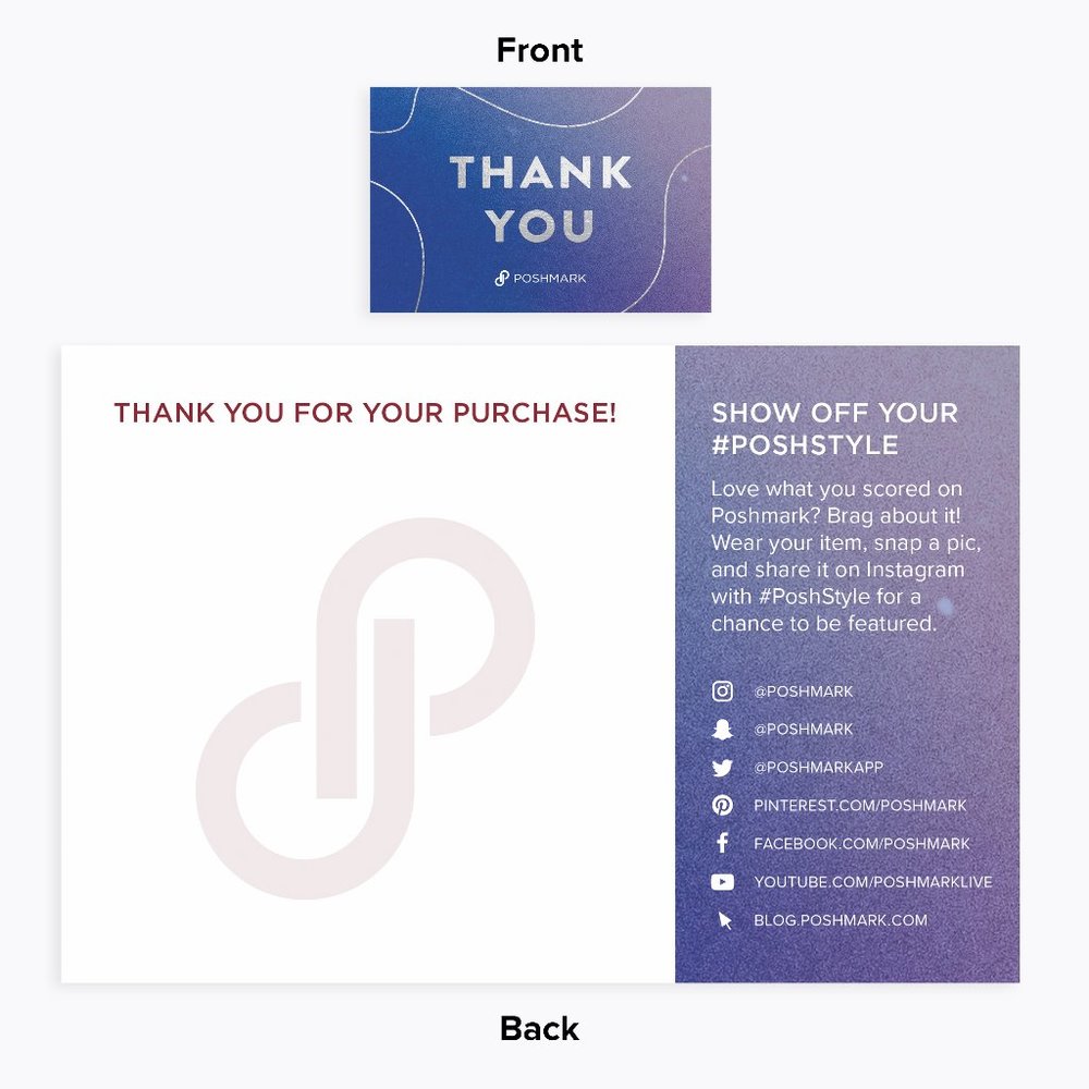 Limited Edition 10th Birthday Thank You Cards - Blue - Picture 2 of 2